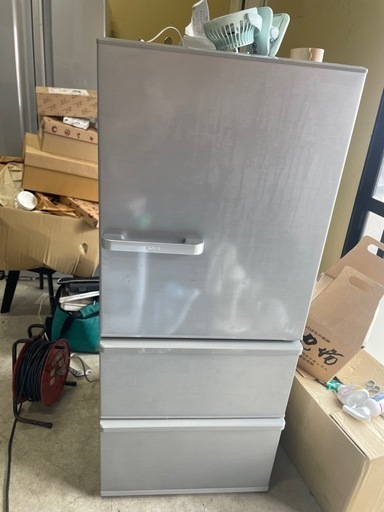 北九州市内配送無料　保証付き AQR-27G-S 冷蔵庫 ミスティシルバー [272L /3ドア /右開きタイプ]