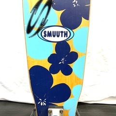 7038 SMUUTH ロングボード 全長104cm 幅22cm ネイビー スケートボード ロンスケ スケボー スムースの画像
