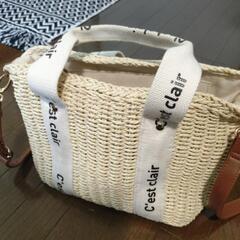 夏感 カゴバックの画像
