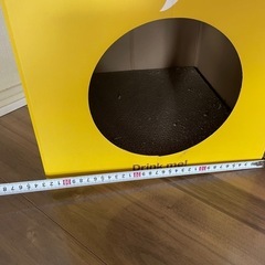 ミルクパック型ダンボール製キャットハウス（爪とぎ付き）2個セットの画像