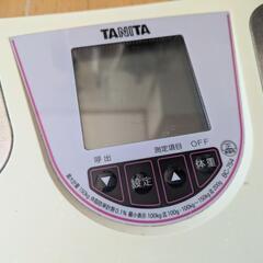 《引渡し決定》タニタ　体重計(体重・体脂肪率)の画像