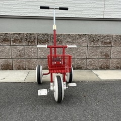 無印良品　三輪車・舵取り棒付きの画像