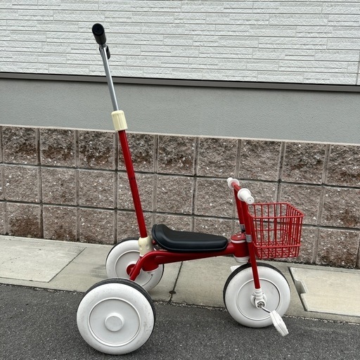 無印良品三輪車・舵取り棒付き (ミニ) 早島の三輪車の中古