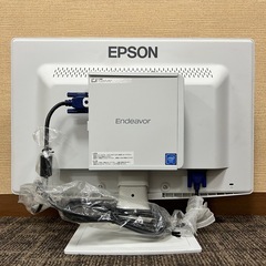 【受け渡し決定！】EPSON 一体型デスクトップパソコン Windows10 Pro 64bit HDD250GB メモリ4GB（電源ケーブルなし） の画像