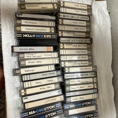 （取引中）昭和レトロ 中古カセットテープ　ハイポジ、メタルのみ　38本の画像