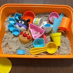 アンパンマンどこでもすなばセット　　の画像