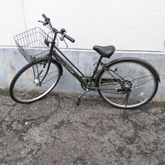 【成約済】自転車27インチ(六段変速:カーキ色)の画像