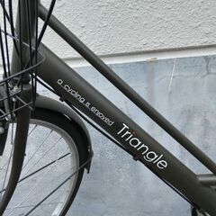 【成約済】自転車27インチ(六段変速:カーキ色)の画像