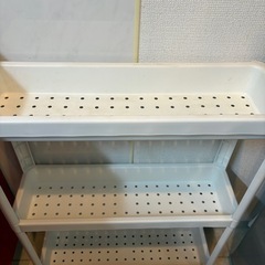 IKEA収納　ヴィスケン　調味料　料理棚　収納ケースの画像