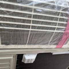 エアコン　日立白くまくん　エアコン　室外機室内機リモコンの画像