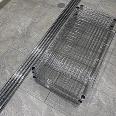 【無料】シルバースチールラック5段の画像