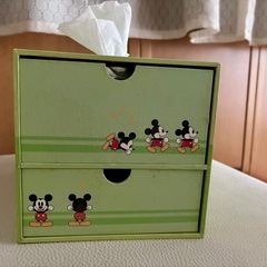 小物入れ付きテッシュボックスの画像