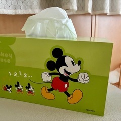 小物入れ付きテッシュボックスの画像