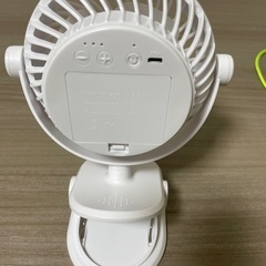 【美品】クリップファン ホワイトの画像