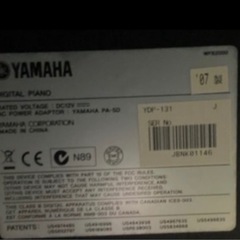 電子ピアノYAMAHA
の画像