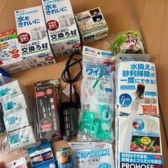 金魚飼育セット/水作エイトM/活性炭/エアーポンプ等未使用多の画像