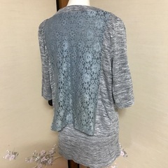 グレー　アンサンブルの画像