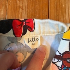 litte80  ミッキー総柄シャツの画像