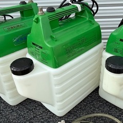 エアコン洗浄機 ESA-10G 3台セット エアコン清掃 動墳機 噴霧器 美装 ビルメン サブ機　動作品の画像