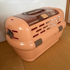 アイリスオーヤマ　ドライブペットキャリー　オレンジの画像