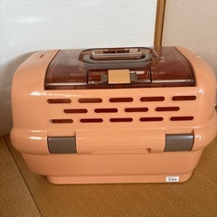 アイリスオーヤマ　ドライブペットキャリー　オレンジの画像