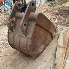 ユンボ　バケットの画像