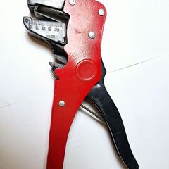 【ワイヤーストリッパー】電線被覆剥き工具 DIY 電工ペンチの画像