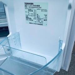 ♦TOSHIBA ノンフロン冷凍冷蔵庫【2018年製】GR-M460FWの画像
