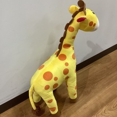 ぬいぐるみキリン【町田市再生家具】0812の画像