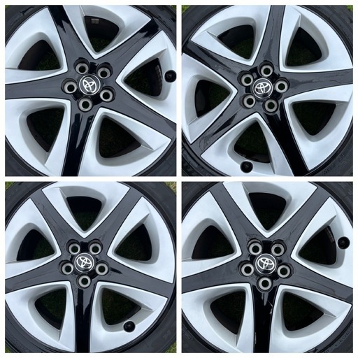 プリウス50純正アルミホイル、タイヤ