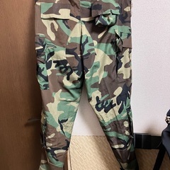【訳あり】迷彩服上下セット XSサイズ ウッドランド の画像