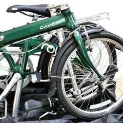 ダホン折り畳み自転車ルート グリーン　の画像