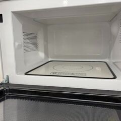 J2032【リユースのサカイ柏店】イオン HOME COORDY電子レンジ　HC-TMT181-WH　2022年製 クリーニング済の画像
