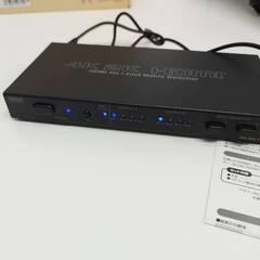 【未使用近い】サンワサプライ 4K/30Hz対応 4入力2出力 HDMIマトリックス切替器/400-SW027の画像