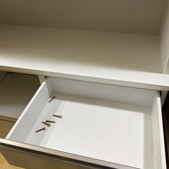 ⭐️大容量⭐️三幸ジャパン レンジボード 大収納 ガラススライドドア レール引き出し No.2409 KEの画像