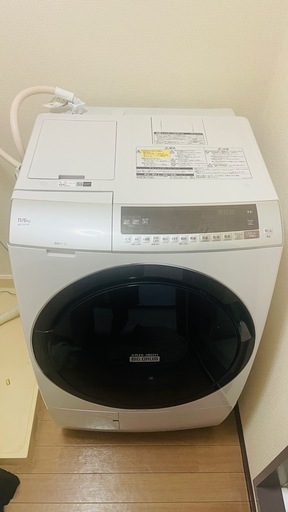 【値下げしました】11kg洗濯・6kg乾燥機　引っ越しのためお譲りします