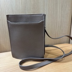 レザー スマホショルダーバッグ　ブルーシンシアの画像