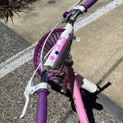 女の子用　自転車の画像