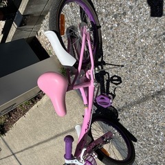 女の子用　自転車の画像