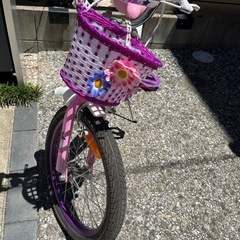 女の子用　自転車の画像