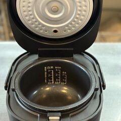 J2033【リユースのサカイ柏店】SHARP　シャープ　３合炊きマイコン炊飯ジャー KS-CF05A-B ブラック2018年製 クリーニング済の画像