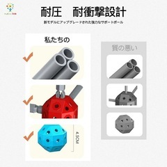  チューブ式ブロック モンテッソーリおもちゃ 創造力を育むチューブ式ロック 知育のプロ推薦 おもちゃ ブロック 知育玩具 室内/室外遊び 日本正規品 積み木 男の子 女の子 キッズ 誕生日 プレゼントの画像