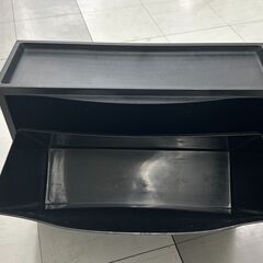 ★リユースのサカイ千葉中央店★期間限定割引有  プラスチック収納 ブラック H×D×W クリーニング済み TC4188の画像