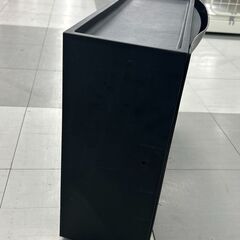 ★リユースのサカイ千葉中央店★期間限定割引有  プラスチック収納 ブラック H×D×W クリーニング済み TC4188の画像
