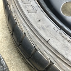 165/50R15 アクア鉄ホイール組込バランス調整済　タイヤ&ホイール４本セットの画像
