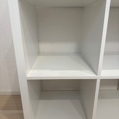 【再度募集】IKEA カラックス　収納棚 ホワイトの画像