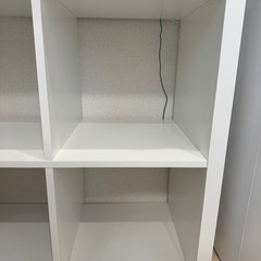 【再度募集】IKEA カラックス　収納棚 ホワイトの画像