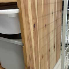 ★リユースのサカイ千葉中央店★期間限定割引有  収納ラック ブラウン H53×D44×W93 クリーニング済み TC4190の画像