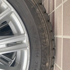 【本日限定価格】軽自動車スタッドレス★DUNLOP★155/65/14山ありの画像