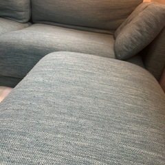 ニトリ　CA10  スツール付き　3人掛けソファ の画像